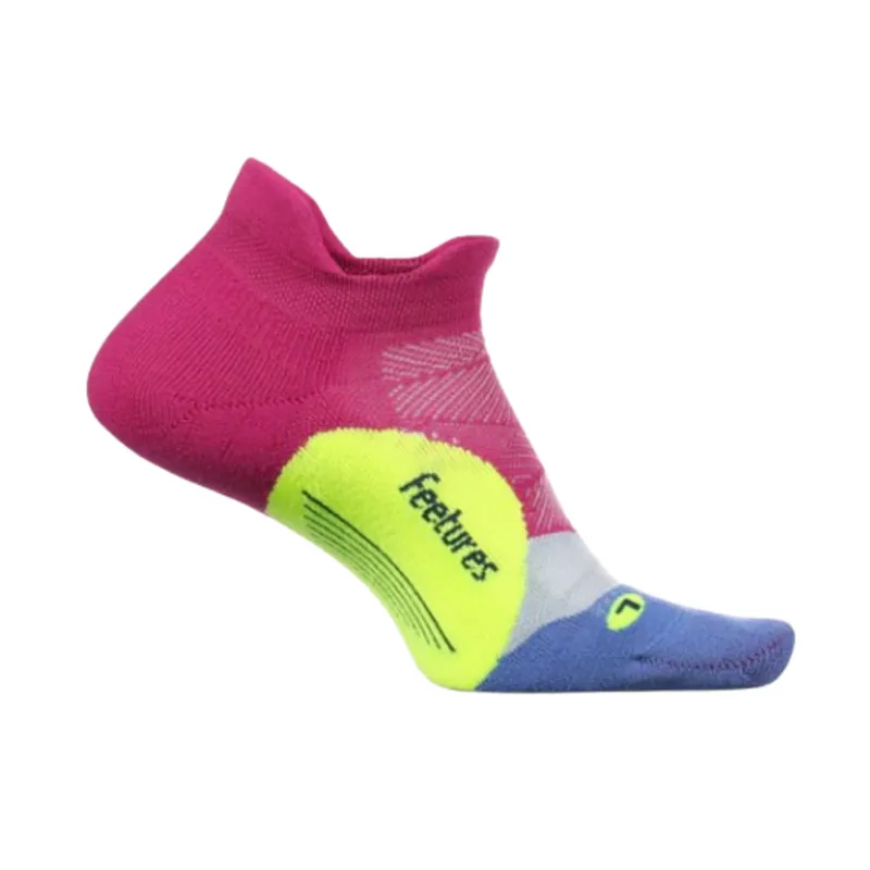 Feetures Elite Light Cushion No Show Tab in Pulse Purple